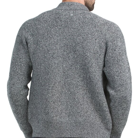 NEW RAG & BONE Dexter Marl Cardigan in :black multi for men 825 10j5 - Picture 3 of 11